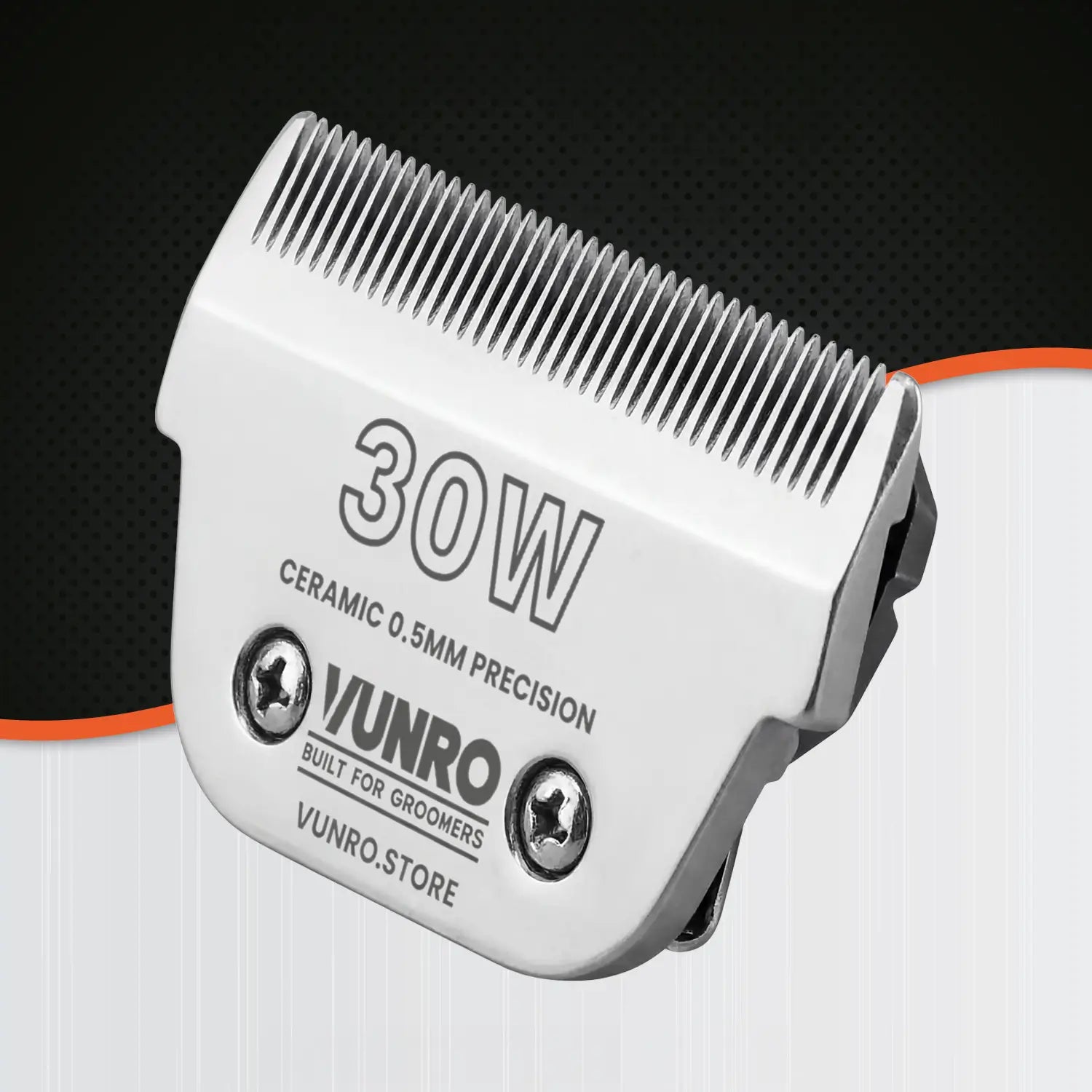 30W Ceramic Dog Clipper Blade (0.5 mm) by VUNRO
