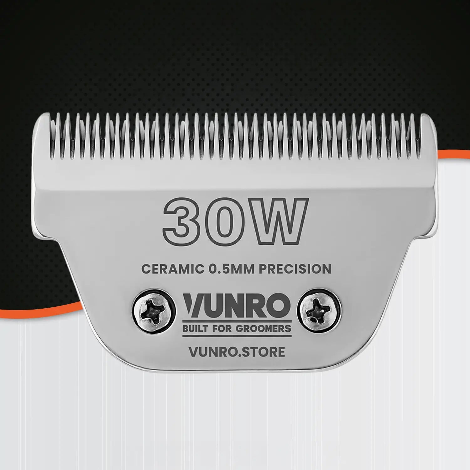 30W Ceramic Dog Clipper Blade (0.5 mm) by VUNRO