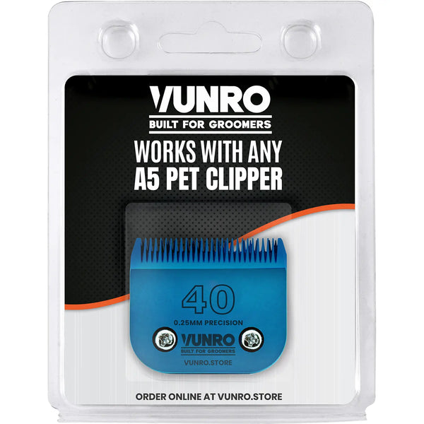 #40 Blue Steel Dog Clipper Blade (0.25 mm)