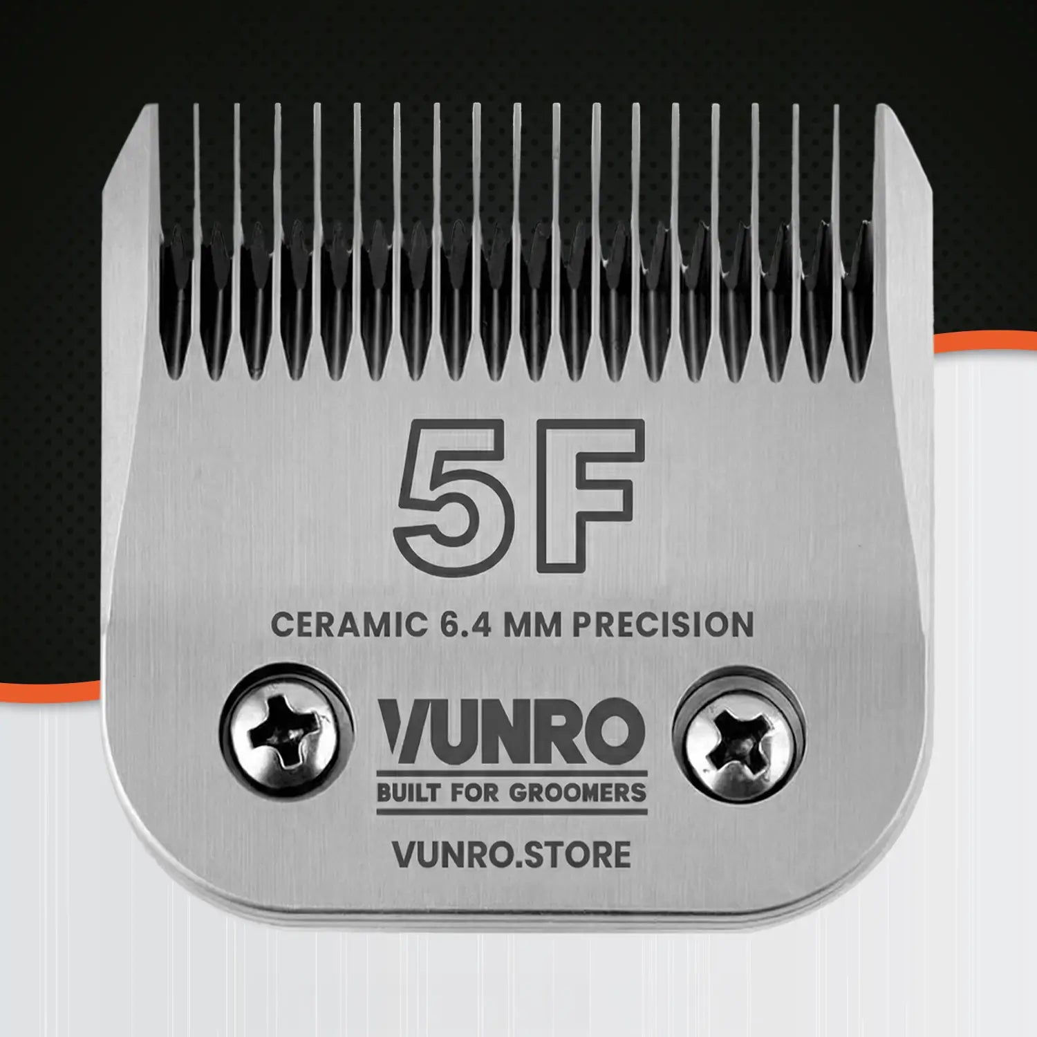 5F Ceramic Dog Clipper Blade (6.4 mm) by VUNRO