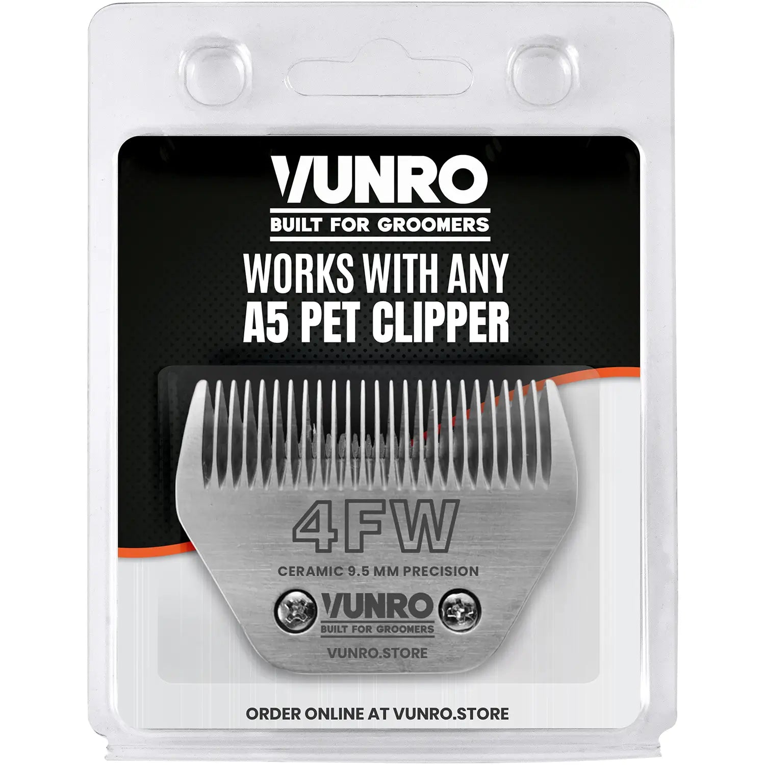4FW Ceramic Dog Clipper Blade (9.5 mm) by VUNRO