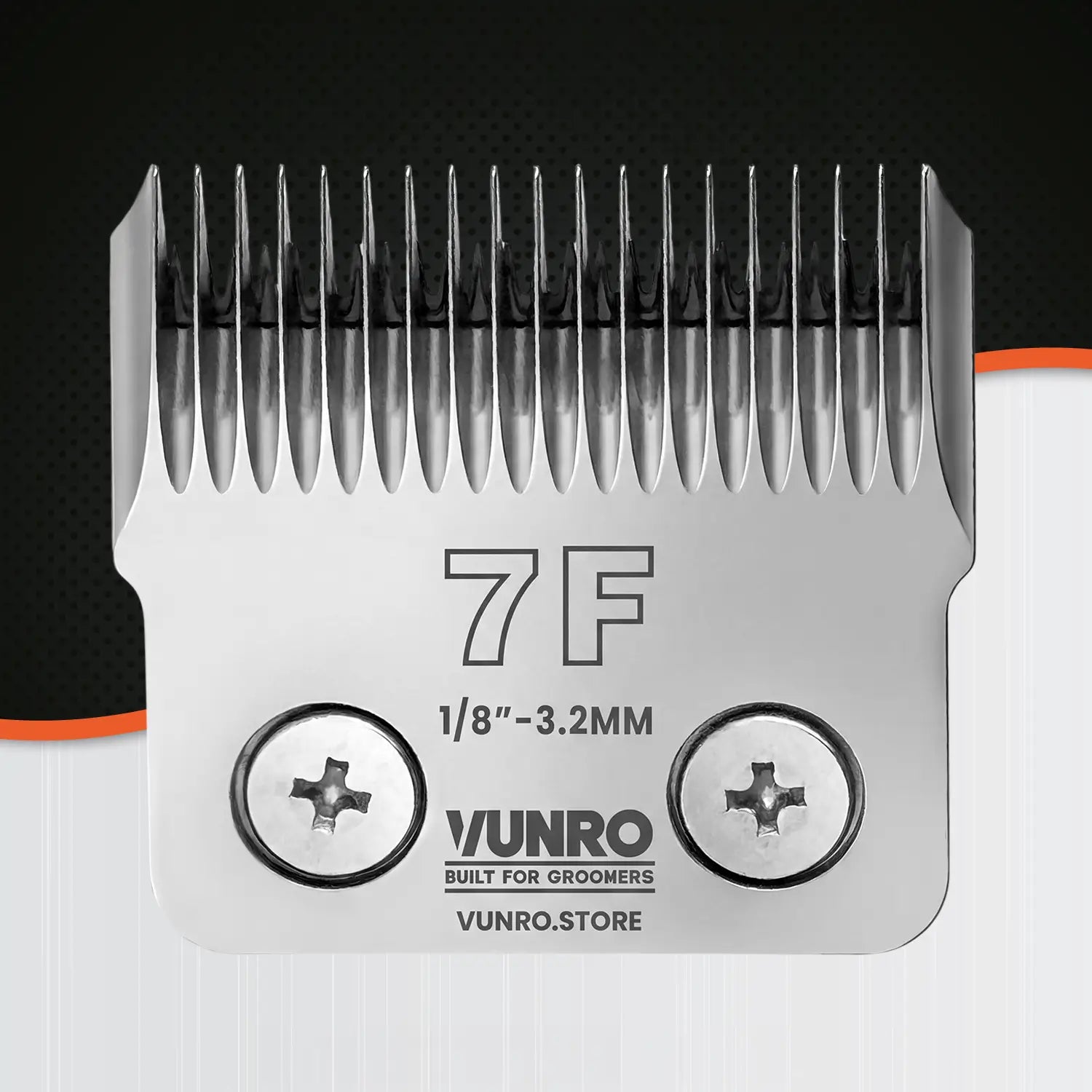 7F Ceramic D-Series Dog Clipper Blade (3.2 mm) by VUNRO